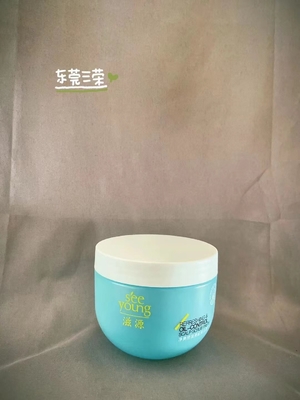 ผลิตภัณฑ์ดูแลผิวขวดครีมพลาสติก 60g ผิวเรียบสำหรับเครื่องสำอาง